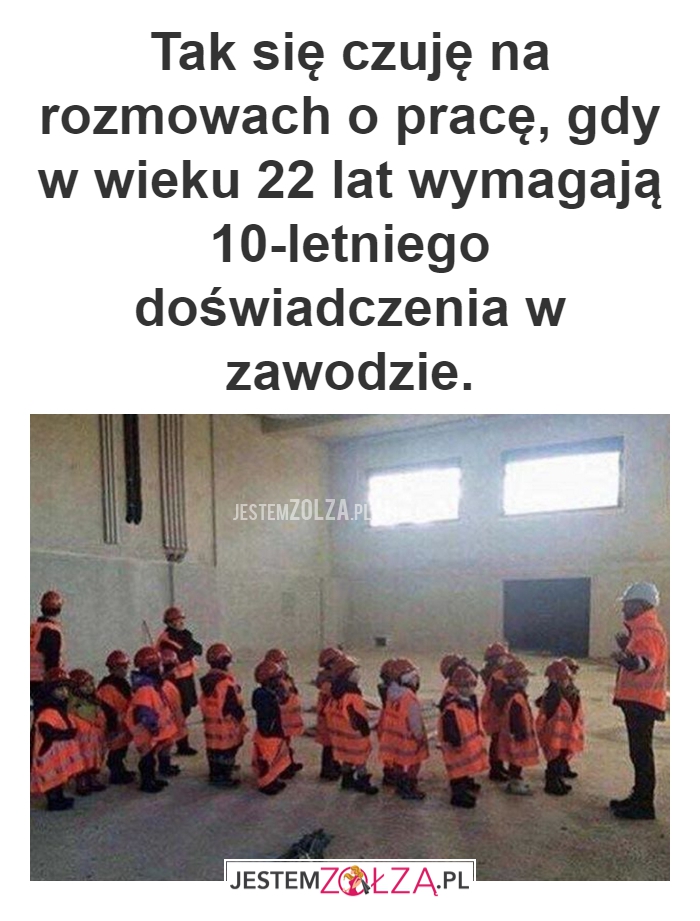 Nie ma Pani doświadczenia?