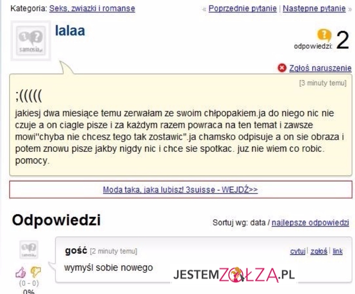 Zerwałam...