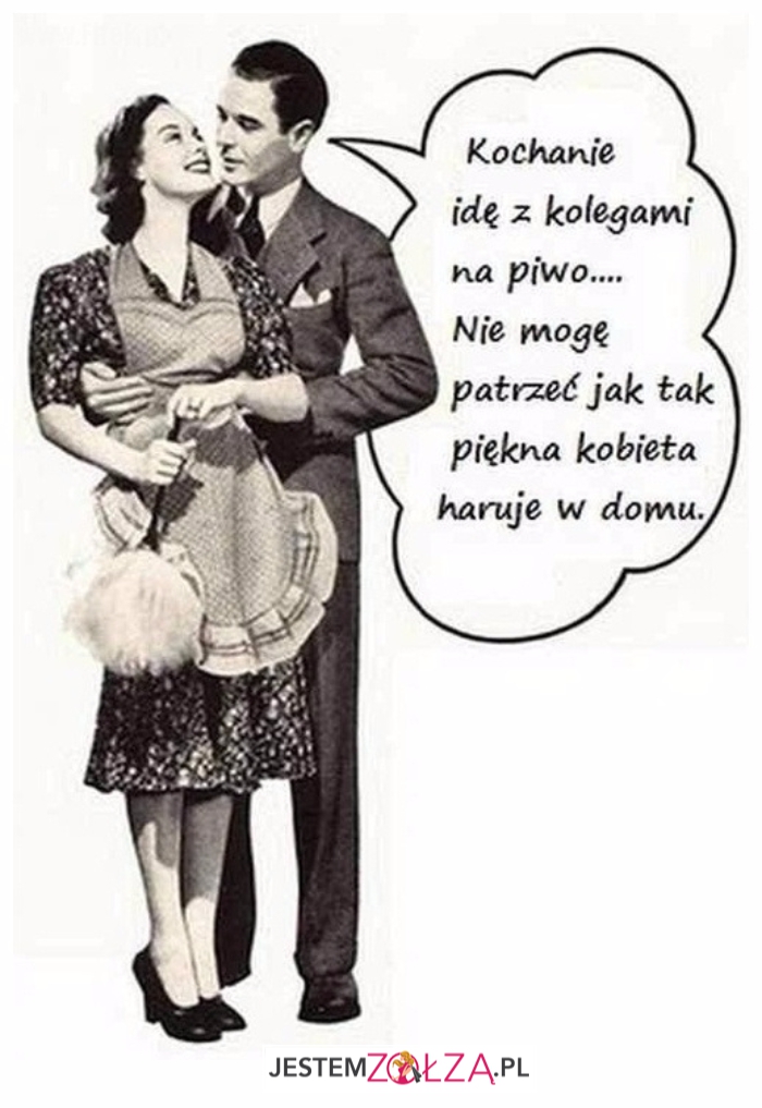 Idę z kolegami...