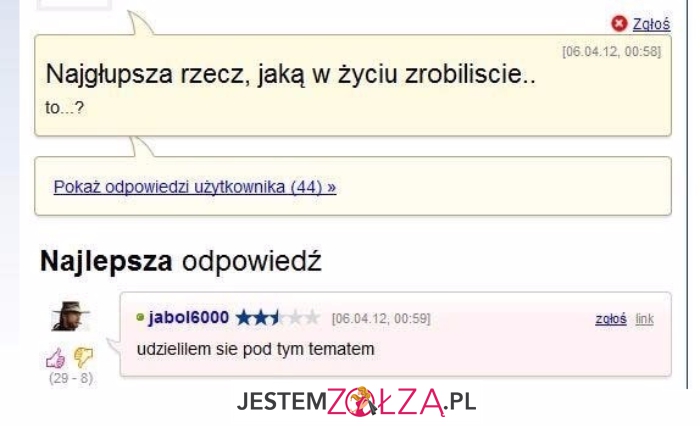 Najgłupsza rzecz