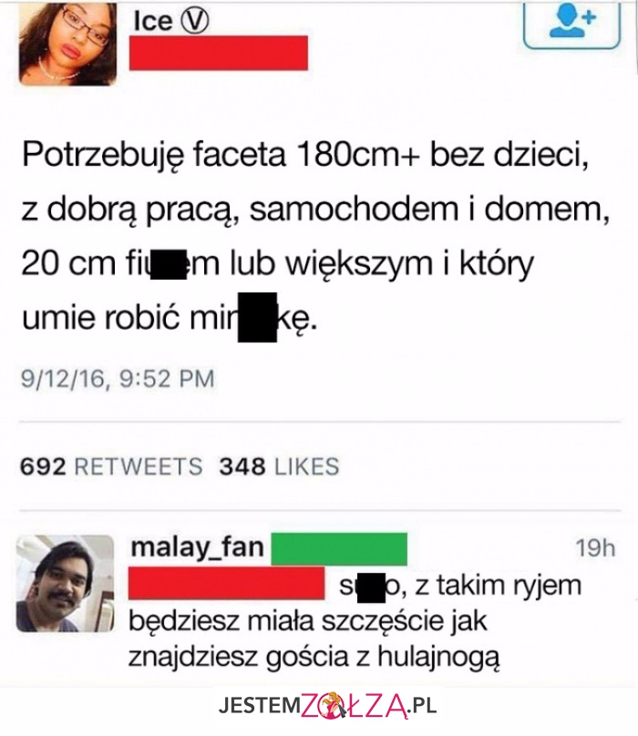 Potrzebuje faceta...