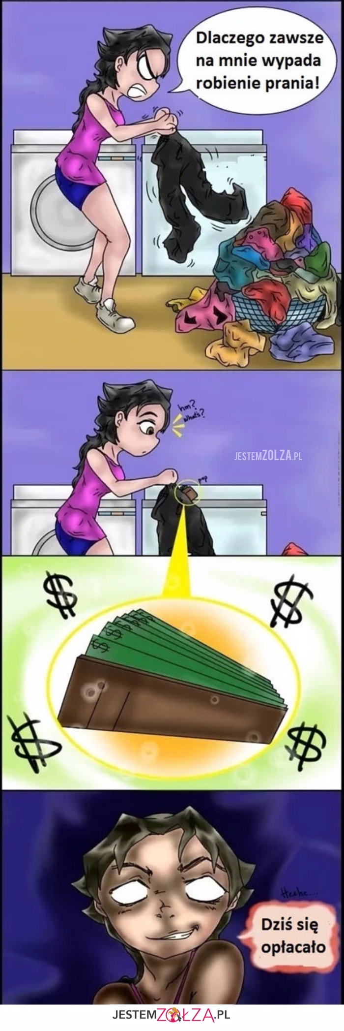 Pranie...