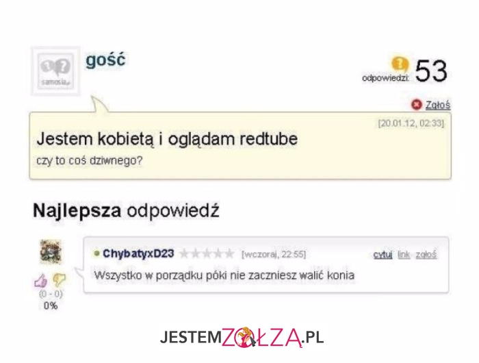 Jestem kobietą...