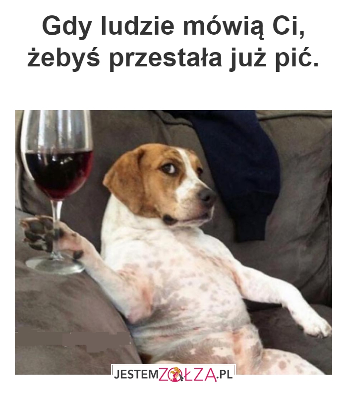Przestać pić? Nigdy!