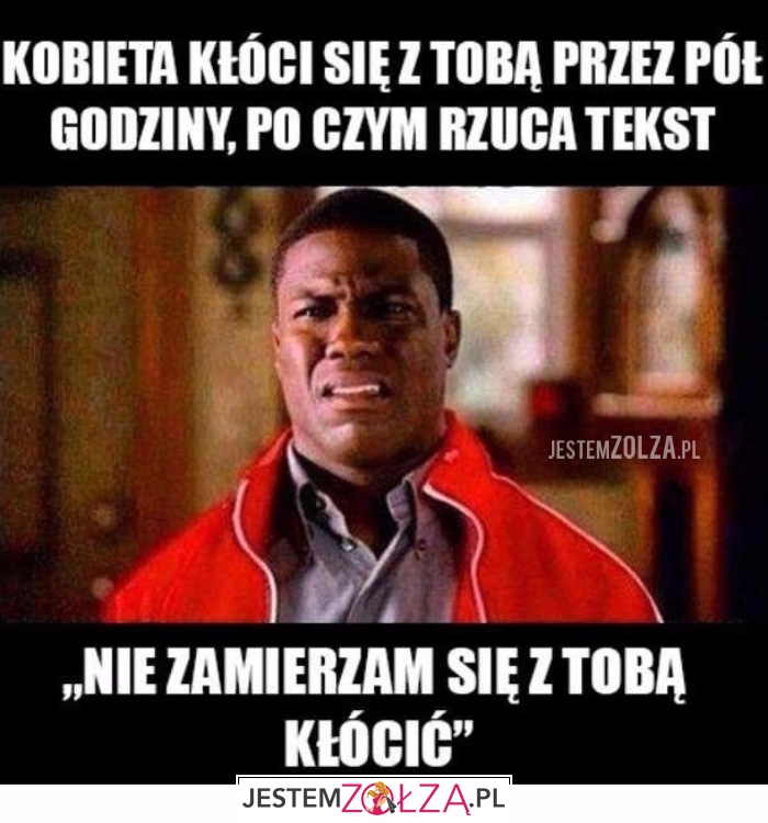 Kłótnia z kobietą...