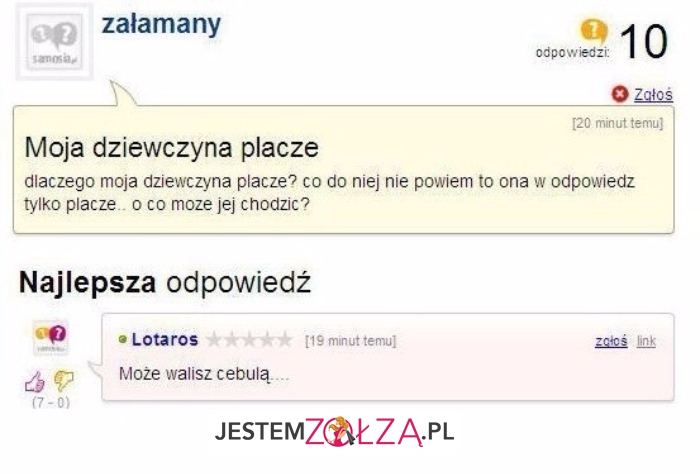 Moja dziewczyna płacze