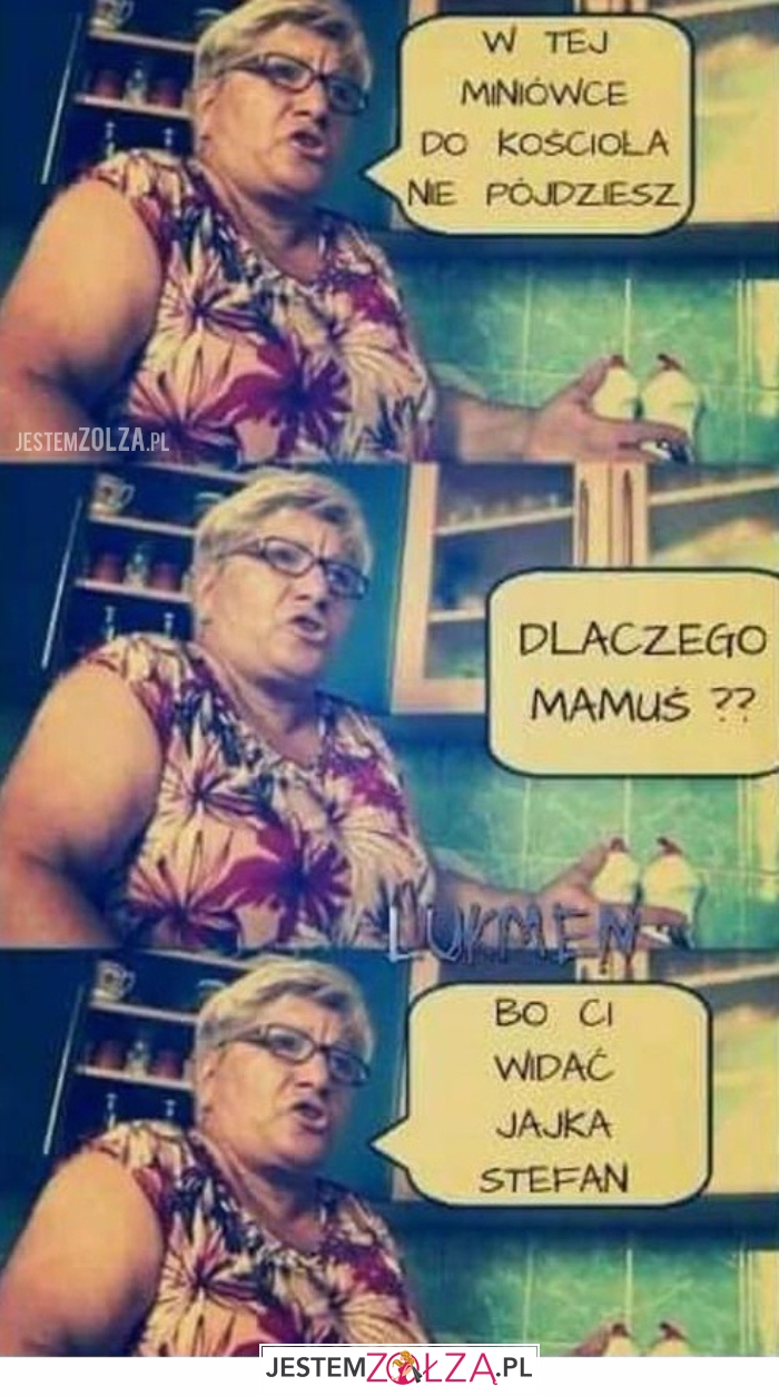 Nie pójdziesz w tej miniówce