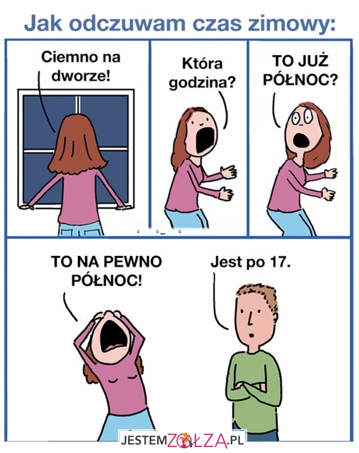 Jak odczuwam czas zimowy