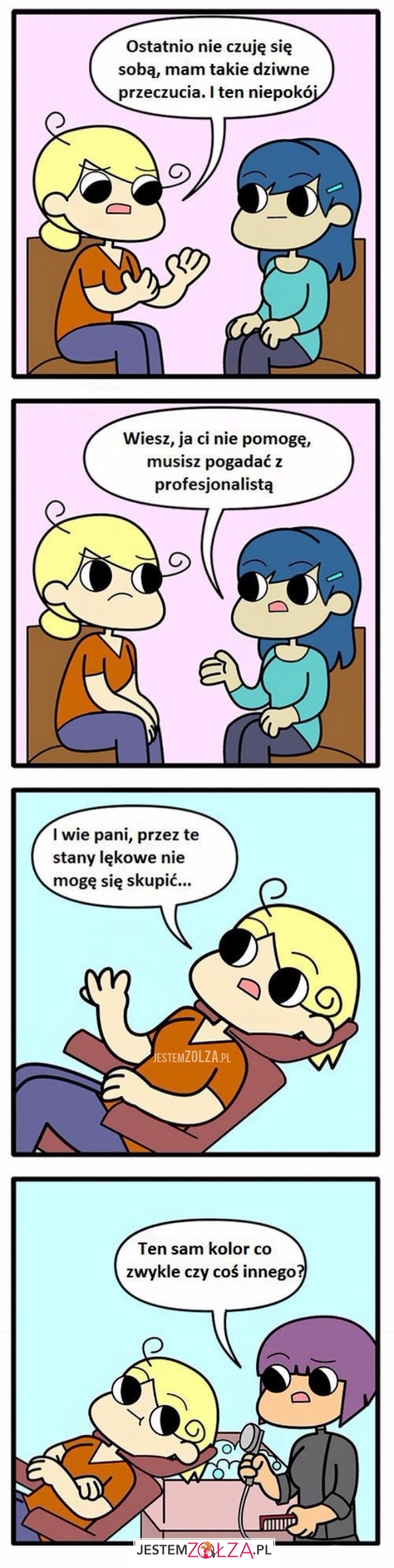 Nie czuję się sobą