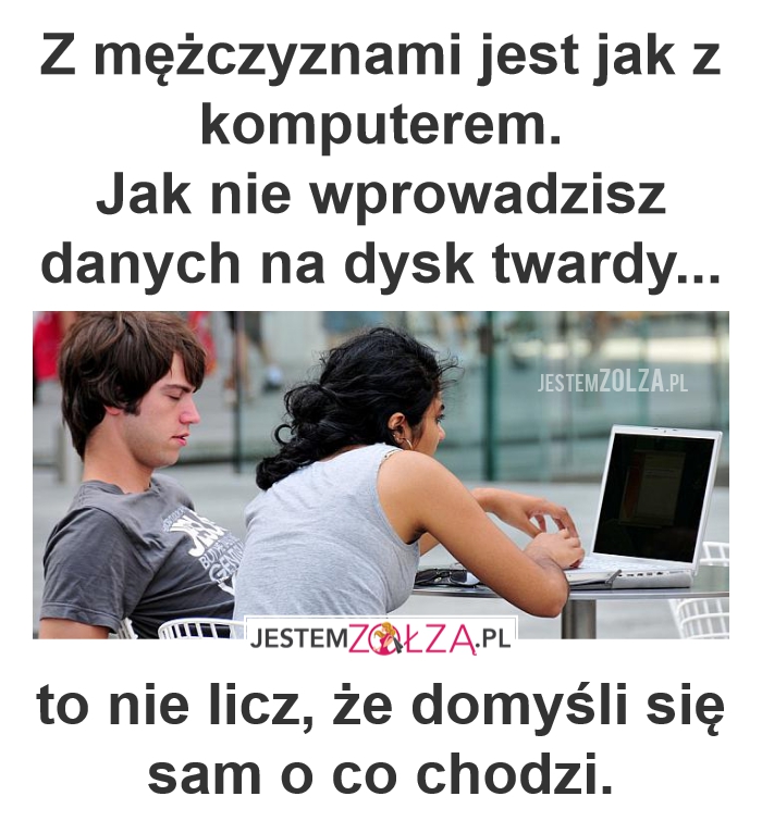 Mężczyzna i komputer