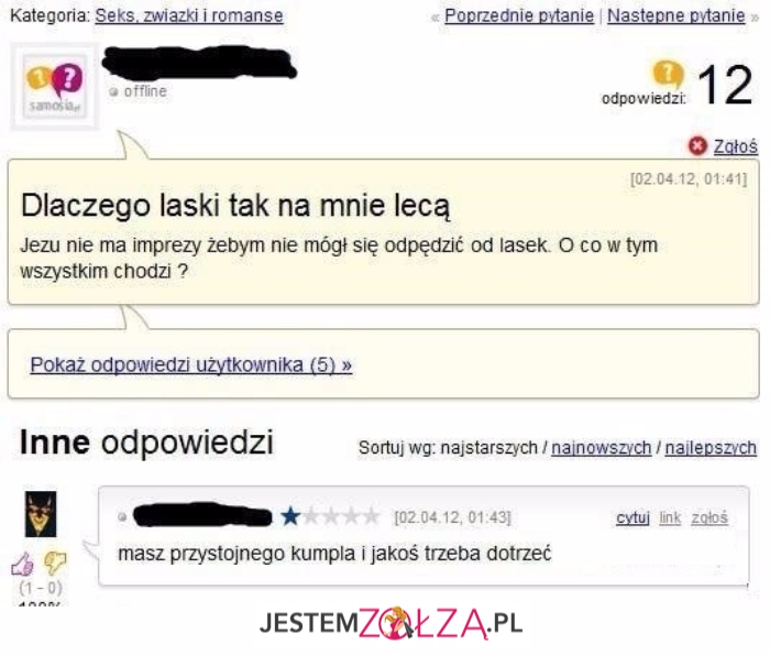 Na mnie lecą...