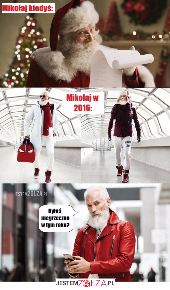 Mikołaj kiedyś/dziś