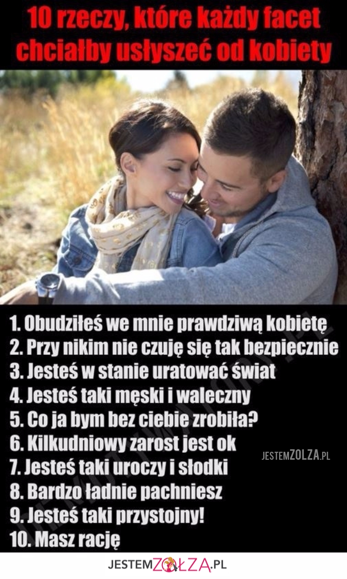Usłyszeć od kobiety