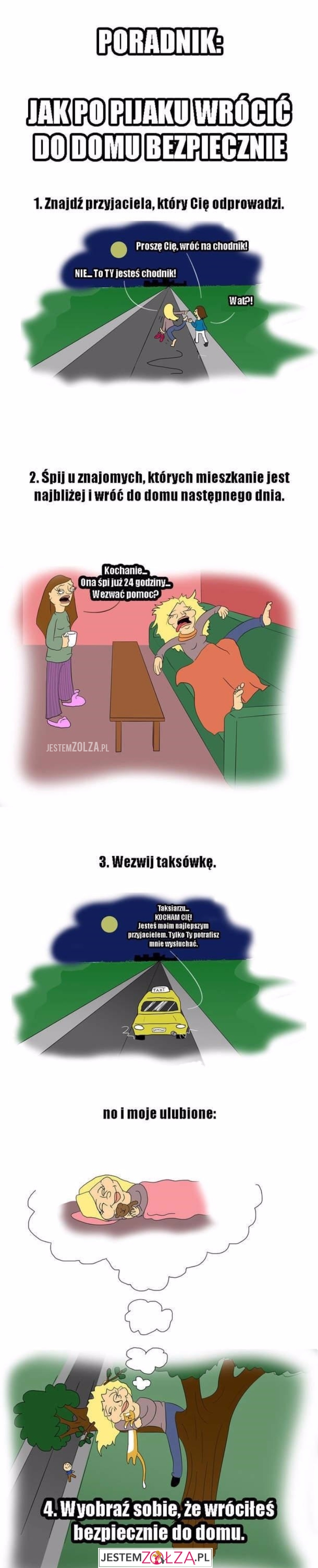 Poradnik, jak po pijaku wrócić do domu