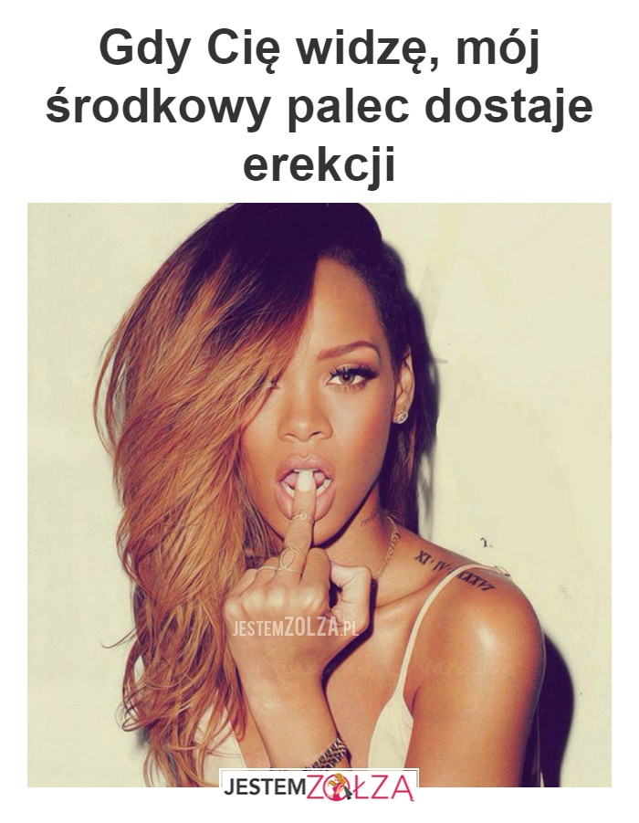 środkowy palec