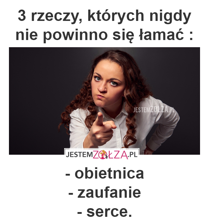 trzy rzeczy
