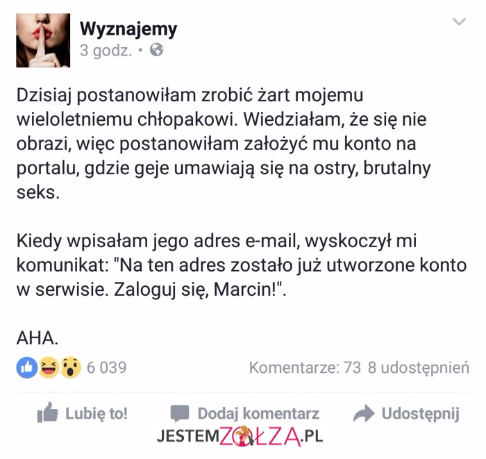 Żart...