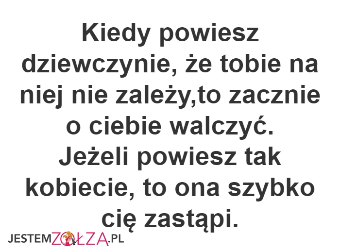 Kiedy powiesz...