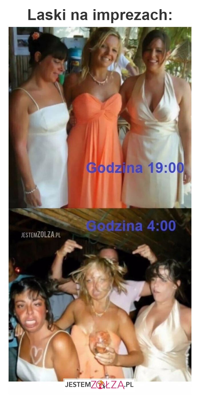 Laski na imprezach...