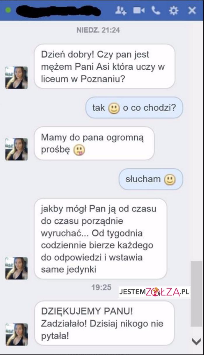 mąż Pani Asi