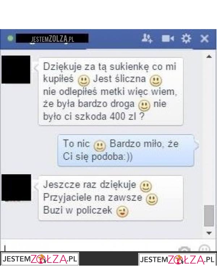 BUZI W POLICZEK