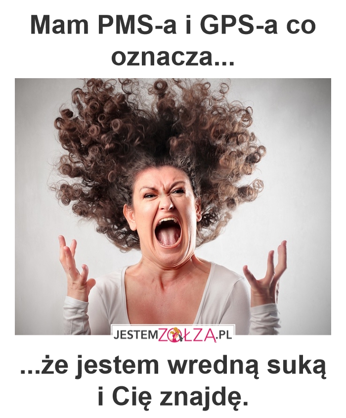 Wkurzona kobieta