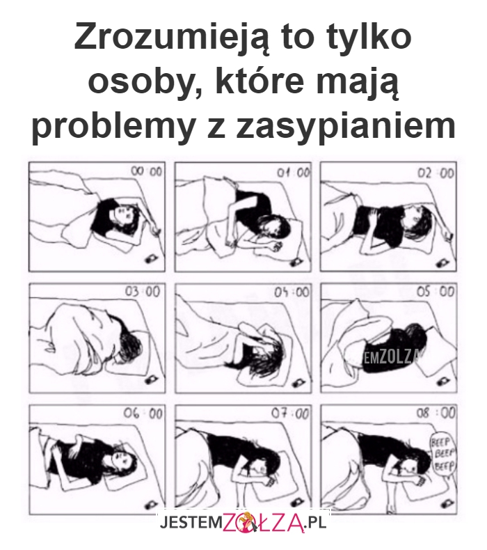 problem z zasypianiem
