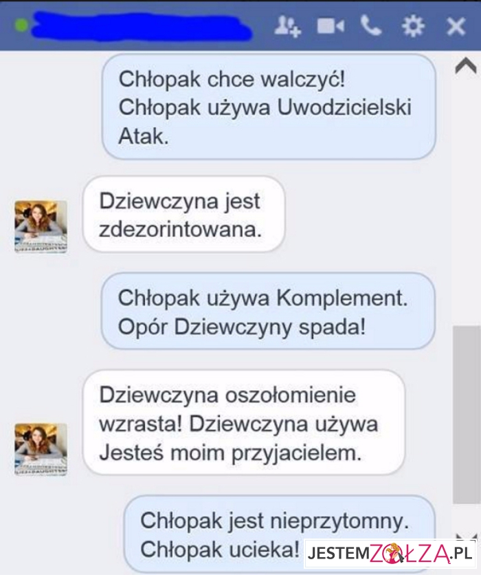Chłopak chce walczyć