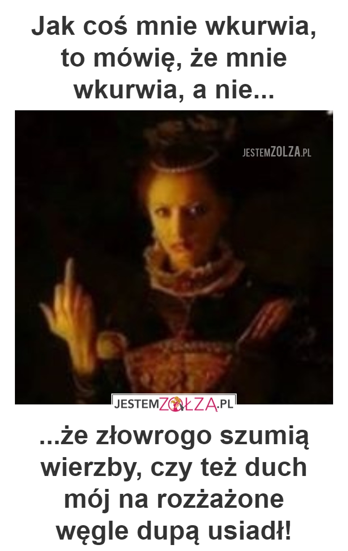 JAK COŚ MNIE WKURWIA.