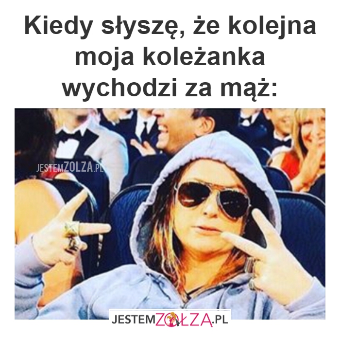 koleżanka wychodzi za mąż