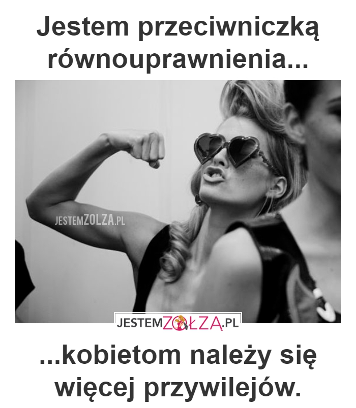 przeciwniczka równouprawnienia