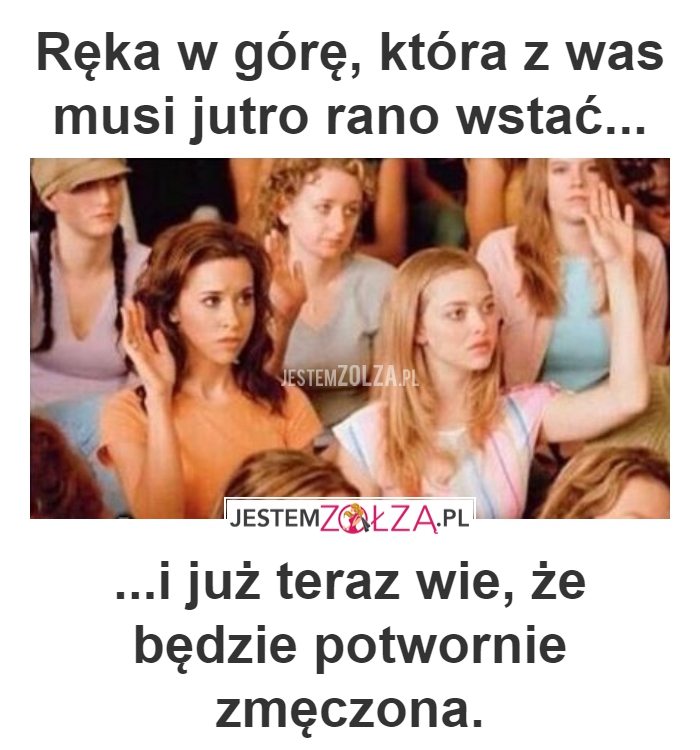 RĘKA W GÓRĘ.