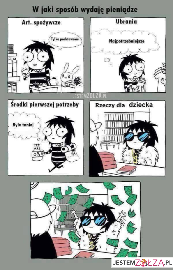 Jak wydaję pieniądze