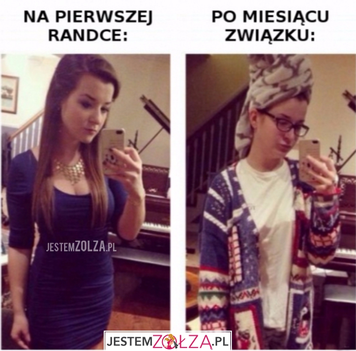pierwsza randka/po miesiącu