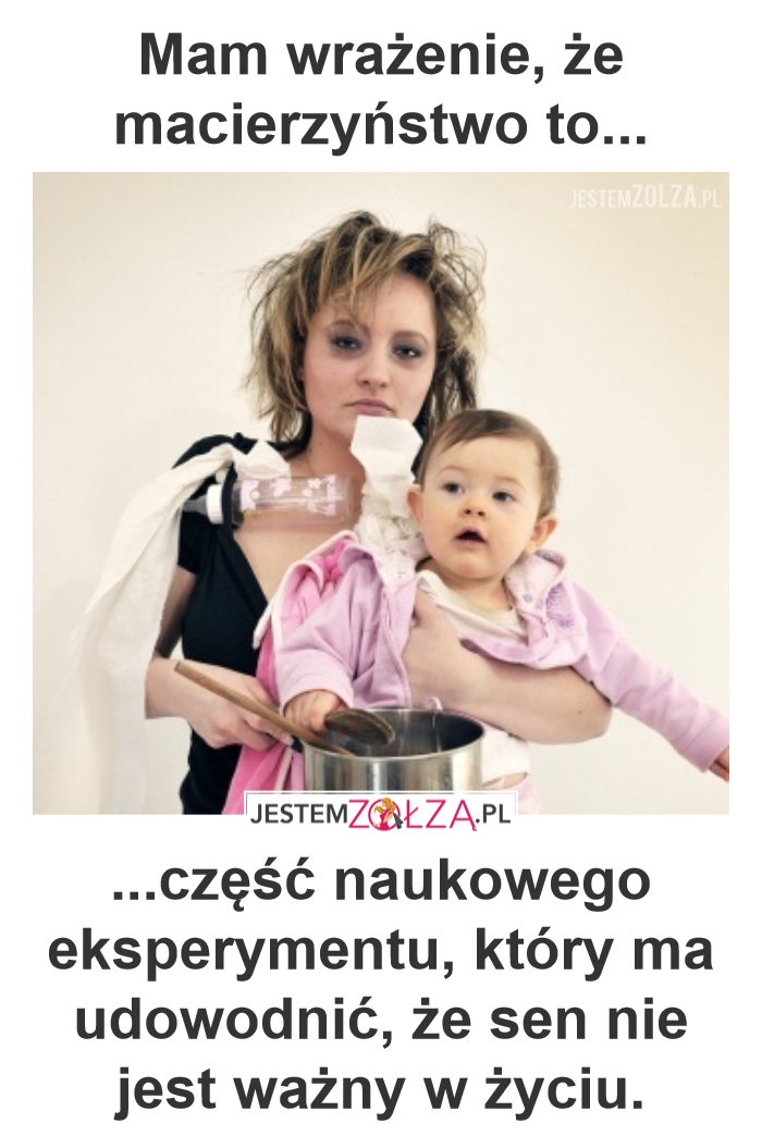 Zmęczona mama