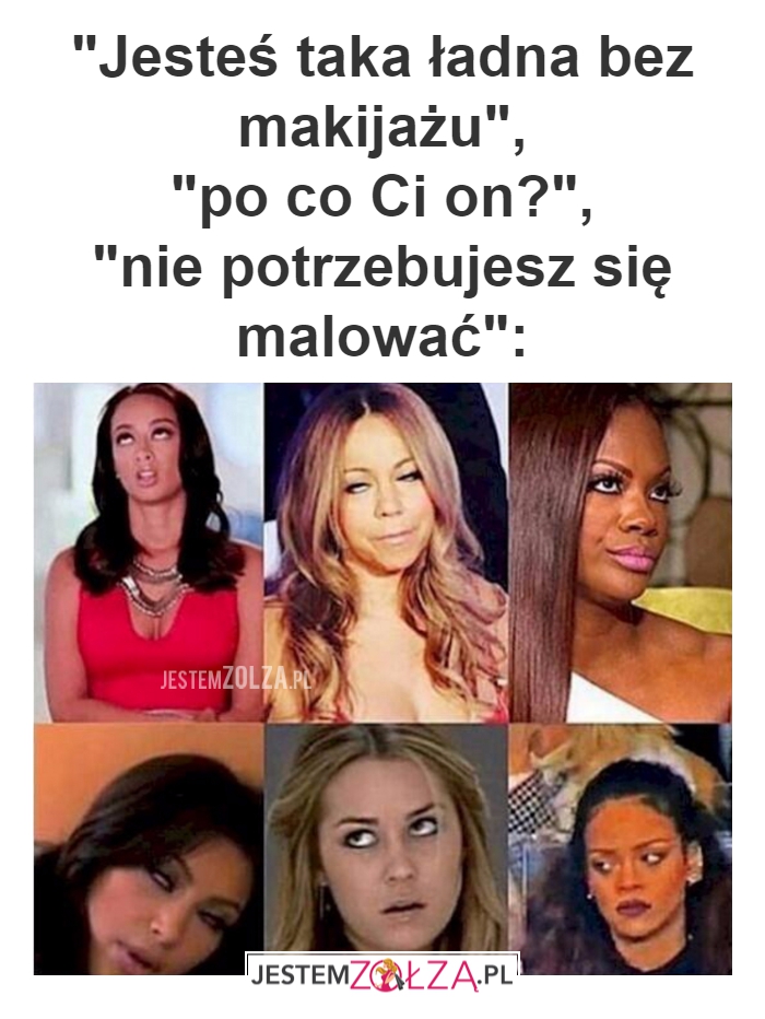 bez makijażu