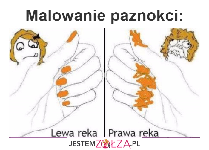 malowanie paznokci
