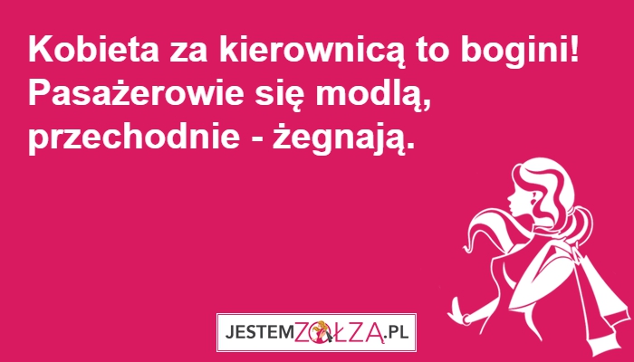 za kierownicą