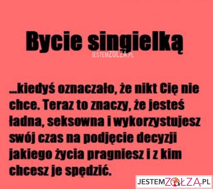 bycie singielką