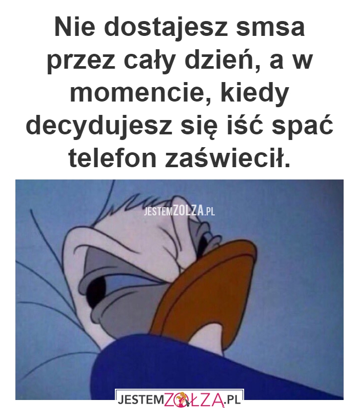 Zaświecił.