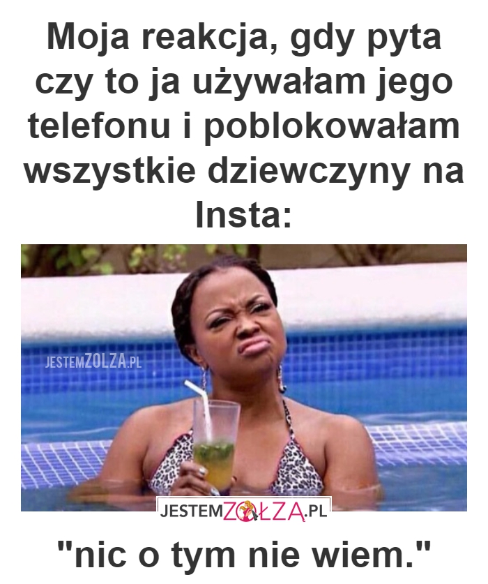 Poblokowałaś?