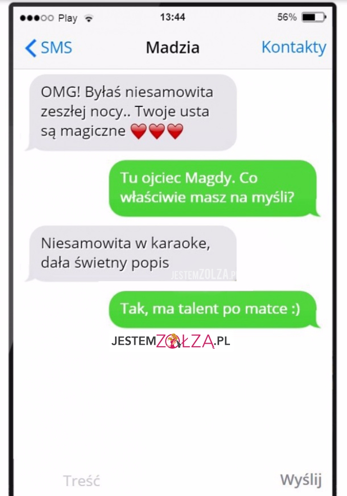 byłaś niesamowita