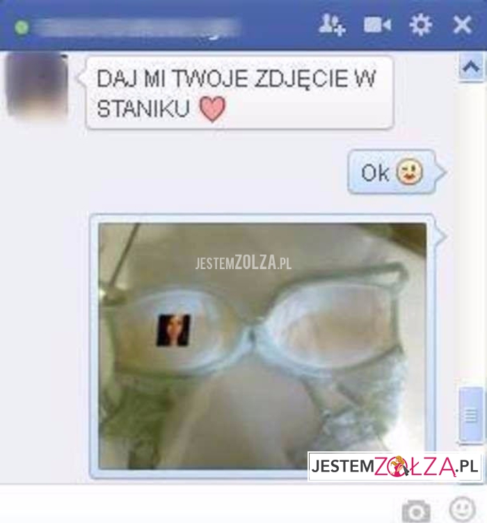 zdjęcie w staniku