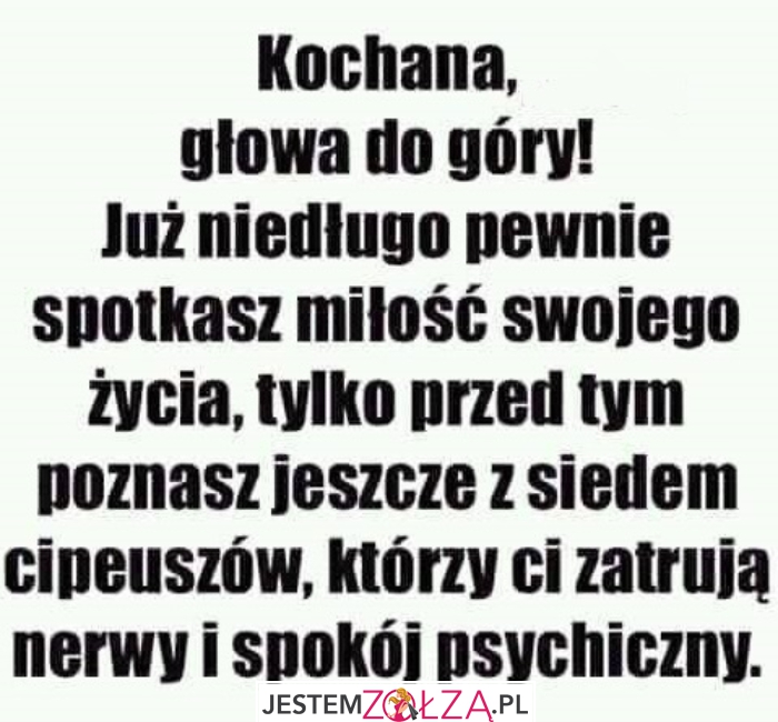 KOCHANA GŁOWA DO GÓRY