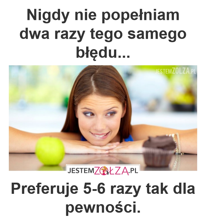 Człowiek uczy się na błędach