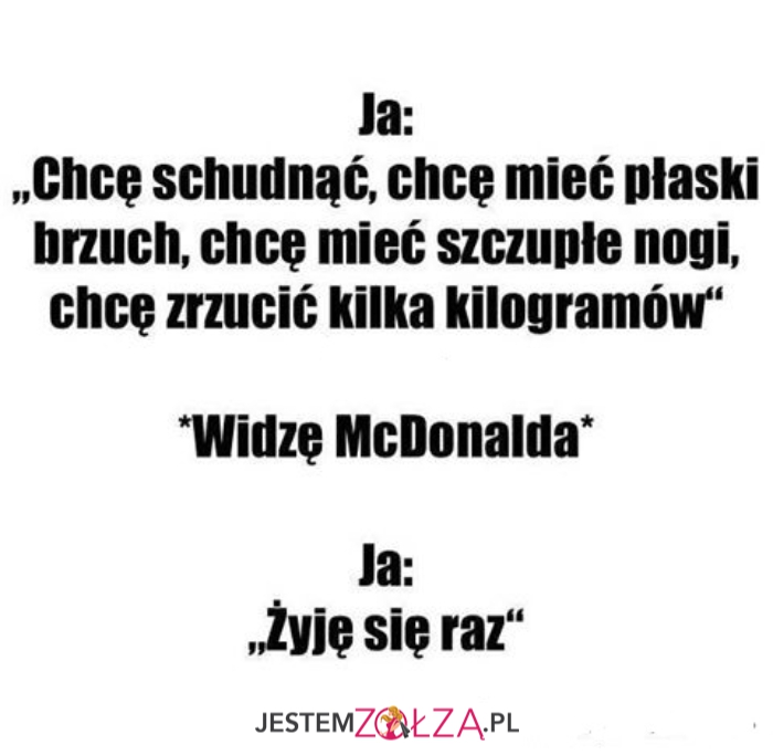 ŻYJE SIĘ RAZ!