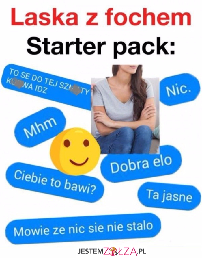 laska z fochem