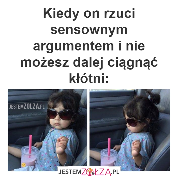 Kłótnia z nim...