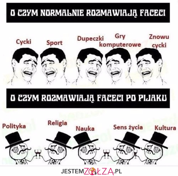 Rozmowa facetów