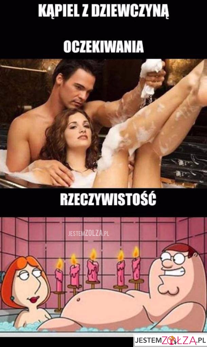 Kąpiel z dziewczyną